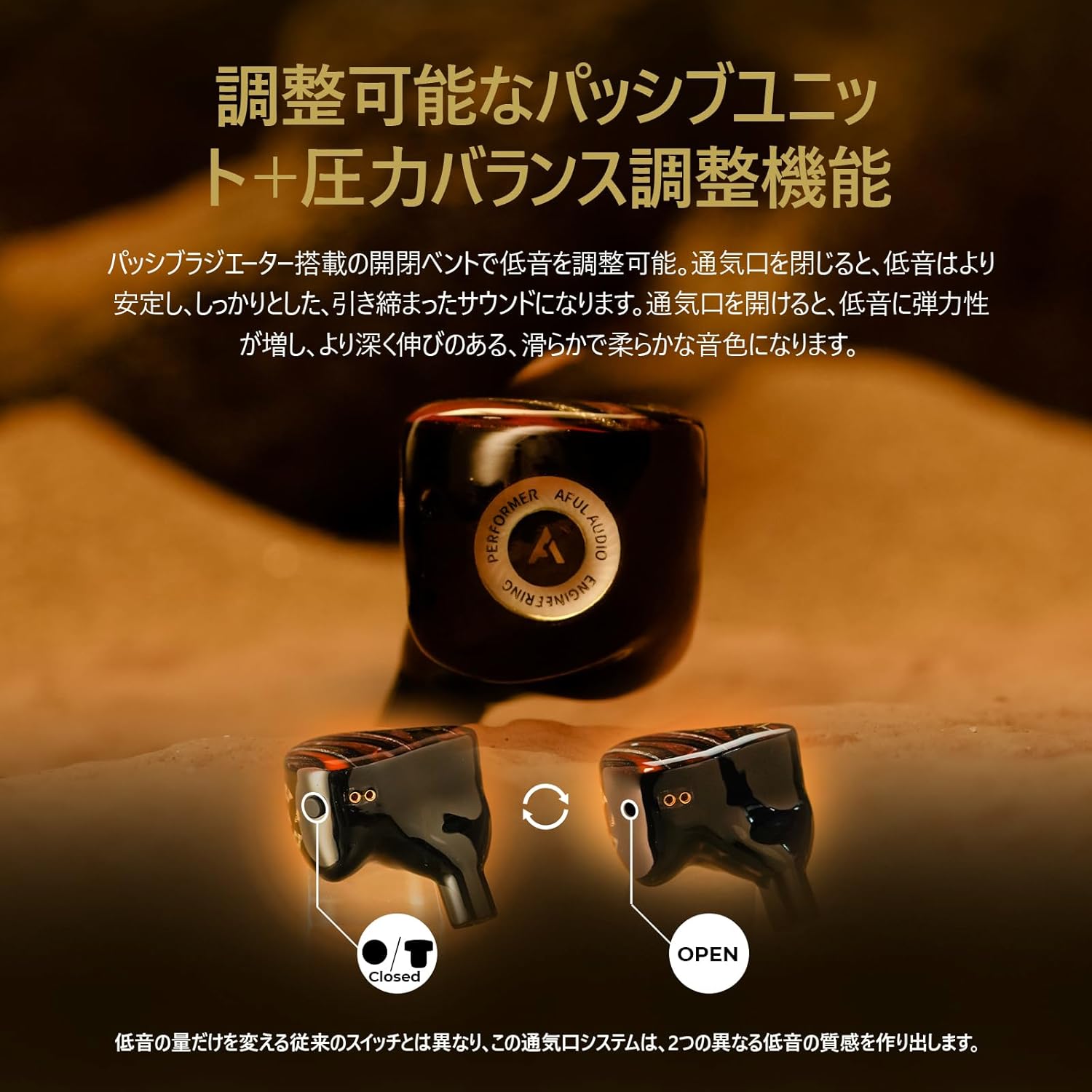 AFUL Performer 8S パッシブユニット+圧力バランス調整機能